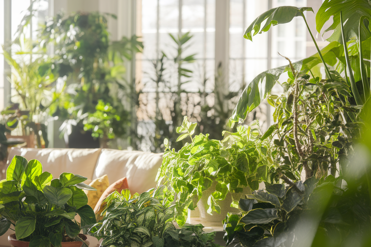 Plantes dépolluantes : améliorer la qualité de l'air et valoriser son habitat