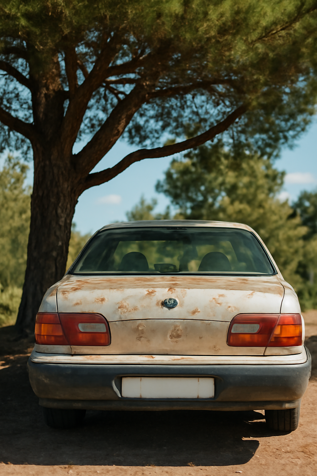Enlever la résine de pin sur la carrosserie avec des solutions naturelles